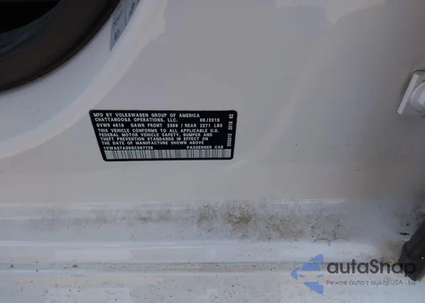 2016 Volkswagen Passat 1.8T S из США, поврежденный, VIN 1VWAS7A38GC067726